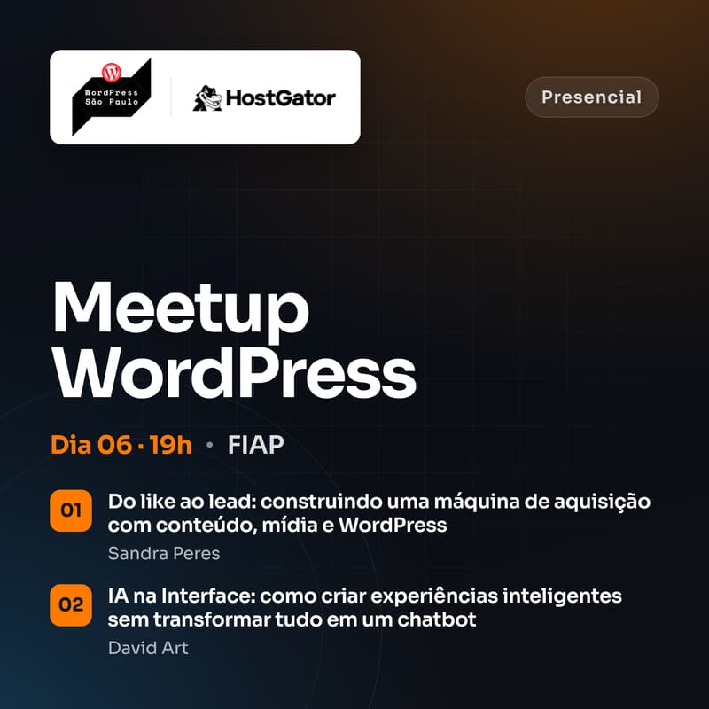 Cover Image for Meetup WordPress São Paulo + HostGator