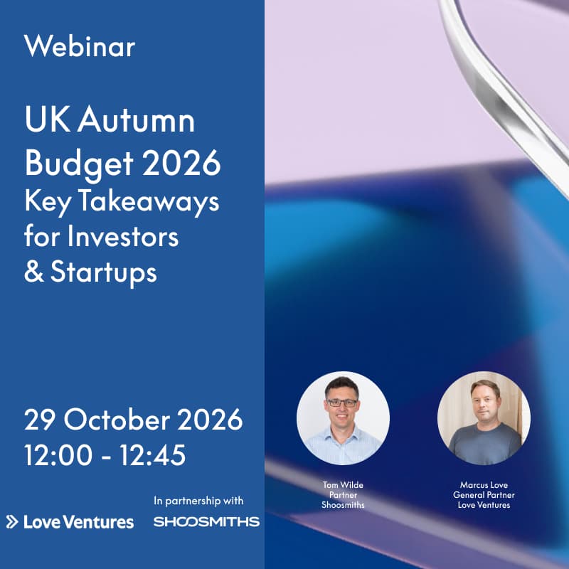 Cover Image for Love Ventures: Autumn Budget 2026 Webinar