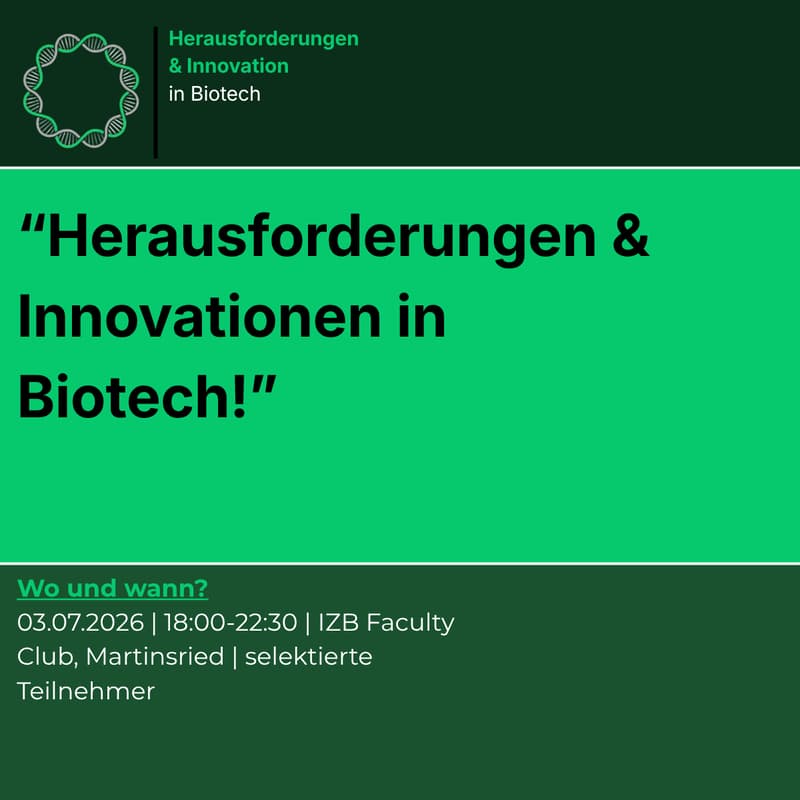 Cover Image for Herausforderungen & Innovationen In Biotech!