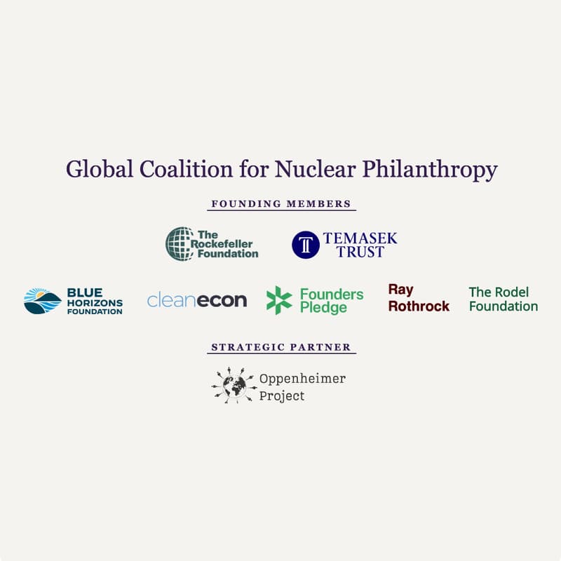 Cover Image for Nuclear Philanthropy Coalition Reception | Temasek Trust & Oppenheimer Project