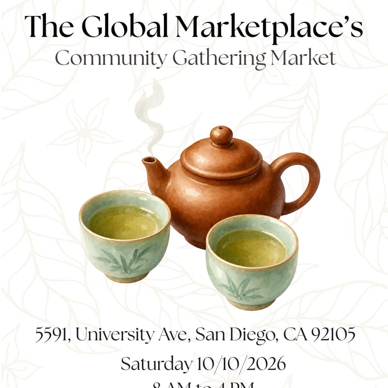 Cover Image for Paantine Tea Table At Community Gathering Market