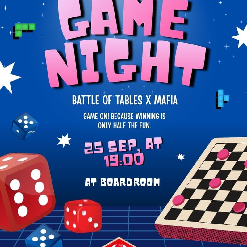 Cover Image for 🎲 Social Game Night: Battle of the Tables × Mafia