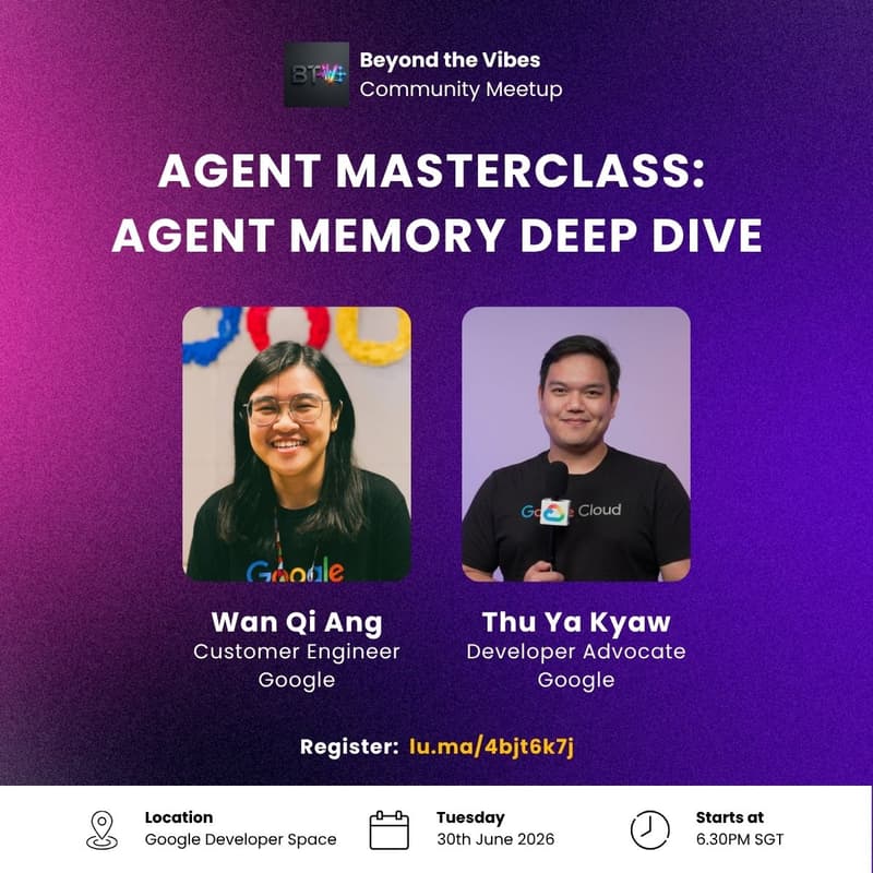 Cover Image for Agent Masterclass: Agent Memory Deep Dive