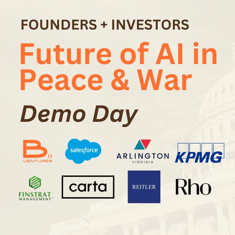 Cover Image for Future of AI in Peace & War (Demo Day)