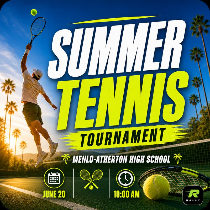 Cover Image for Summer Tennis Tournament