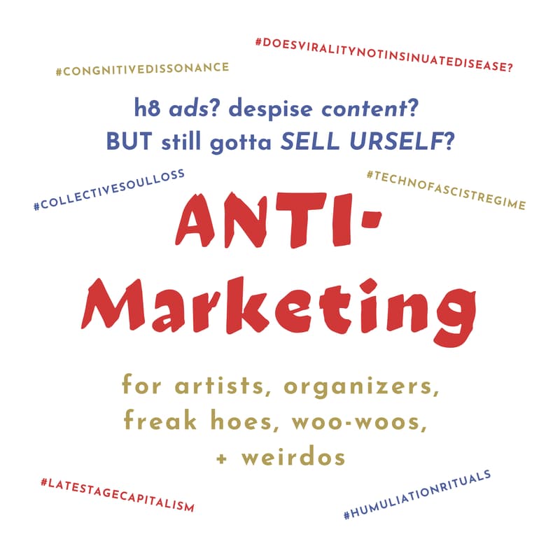 Cover Image for anti-marketing