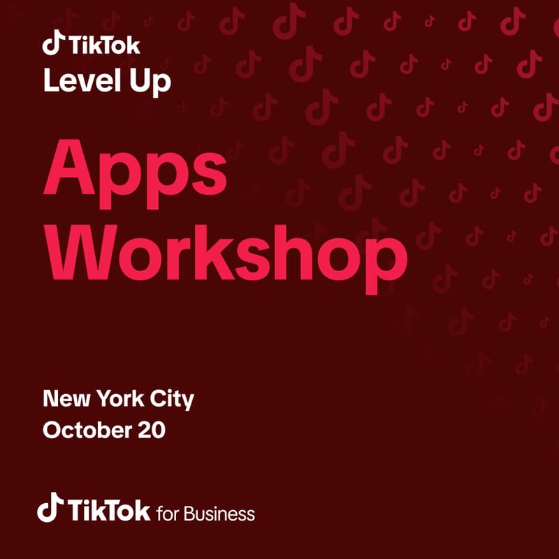 Cover Image for TikTok Level Up: Apps Workshop