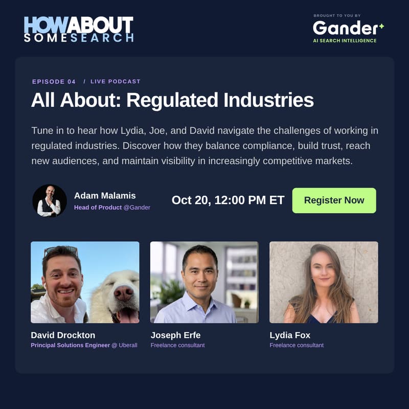 Cover Image for All About - Regulated Industries - How About Some Search EP4