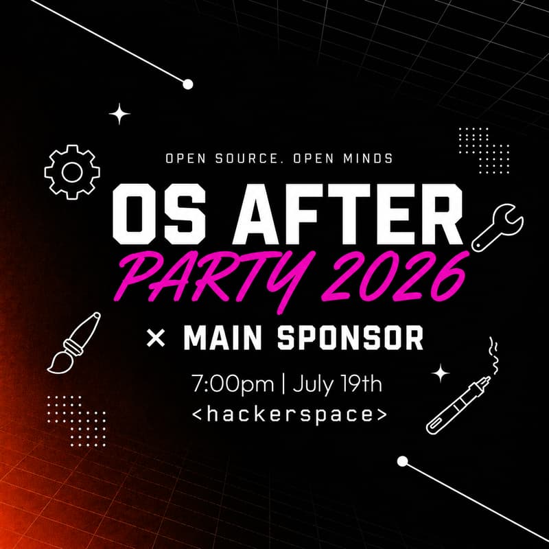 Cover Image for OS After Party 2026 × MAIN SPONSOR