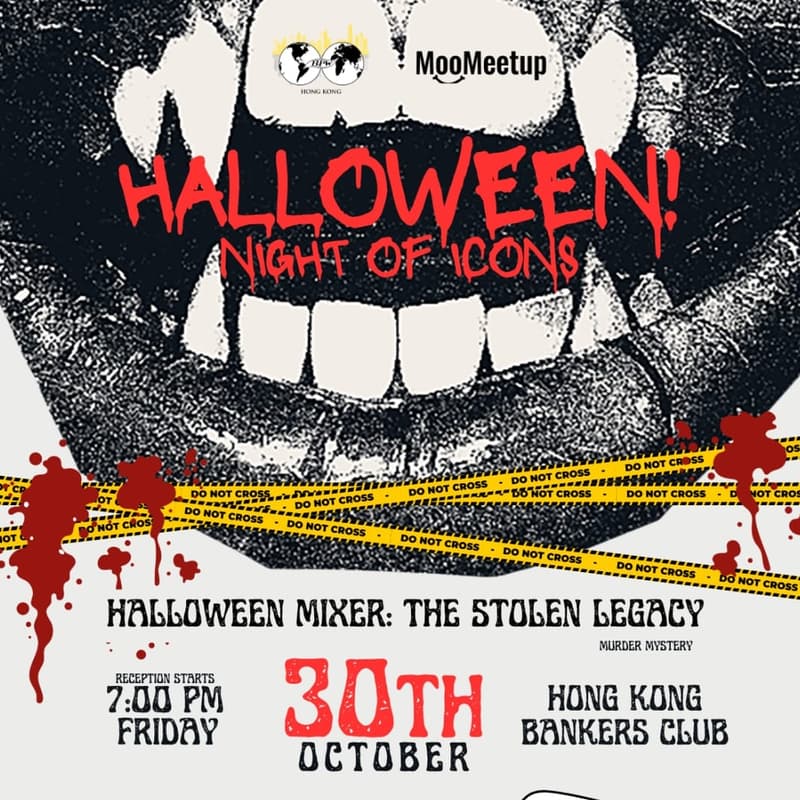 Cover Image for Halloween! Night of Icons: Mixer & Murder Mystery