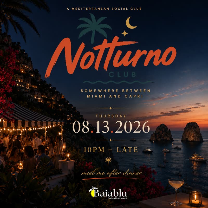 Cover Image for NOTTURNO - Coconut Grove