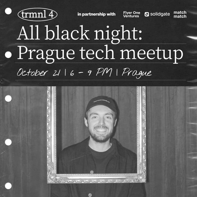 Cover Image for All black night: Prague tech meetup
