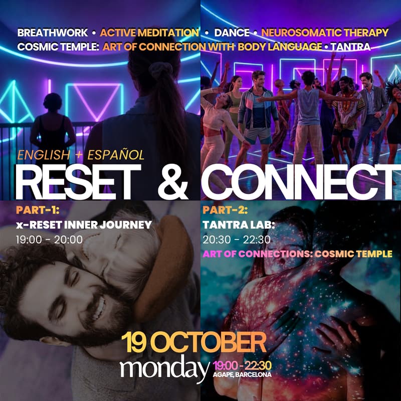 Cover Image for RESET & CONNECT 💥 x-Breath Lab + 💚TANTRA Lab <<English🇬🇧+Español🇪🇸>>