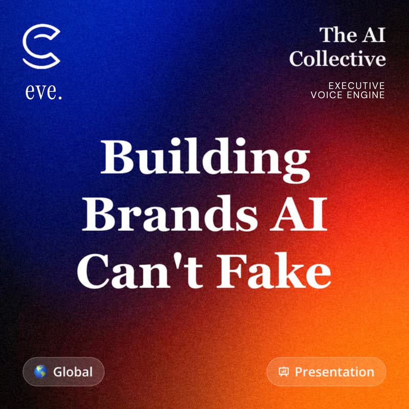 Cover Image for Building Brands AI Can't Fake (w/ The AI Collective)