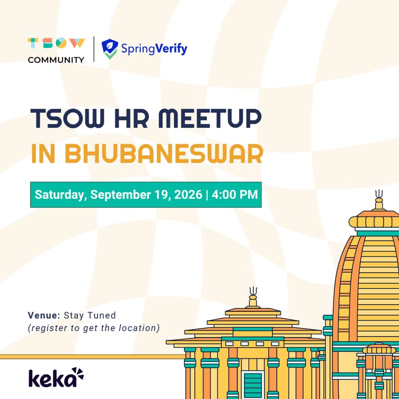 Cover Image for TSOW HR Meetup in Bhubaneswar
