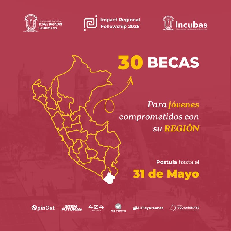 Cover Image for EMPIEZA HOY 🌀 SÚMATE AL IMPACT REGIONAL FELLOWSHIP 2026 🚀 TACNA