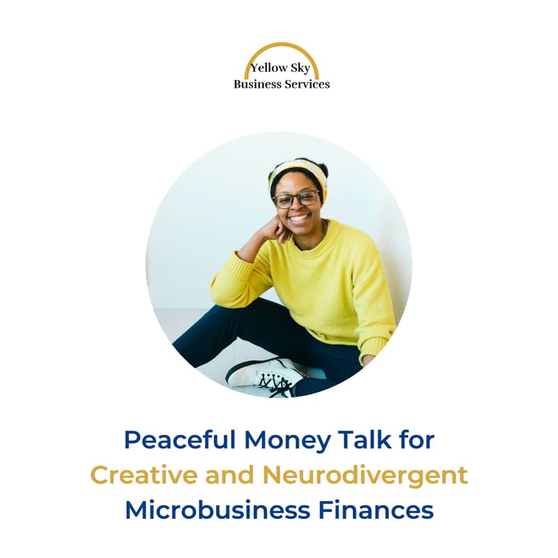 Cover Image for Peaceful Money Talk for Creative and Neurodivergent Microbusinesses