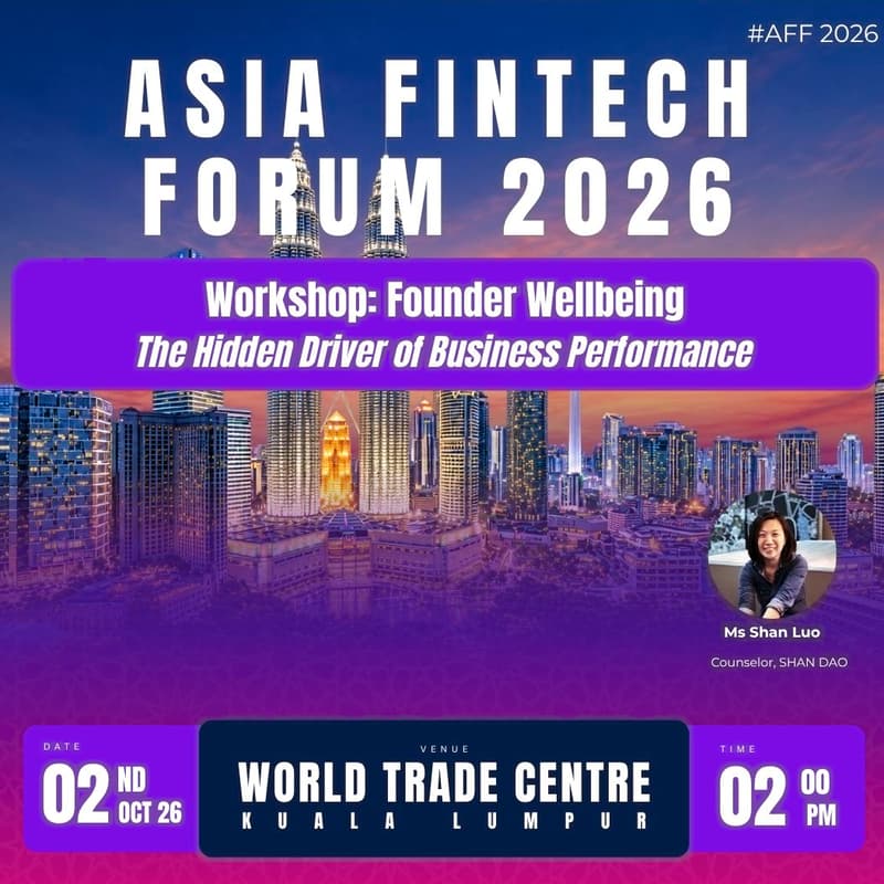 Cover Image for Asia Fintech Forum 2026 Workshop: Founder Wellbeing