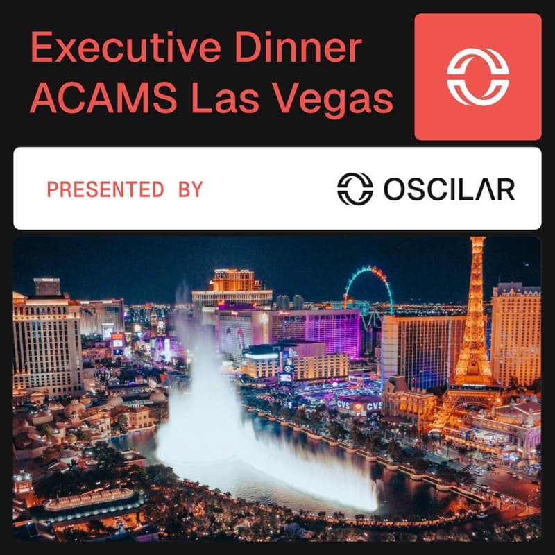 Cover Image for Executive Dinner with Oscilar at ACAMS Assembly Las Vegas