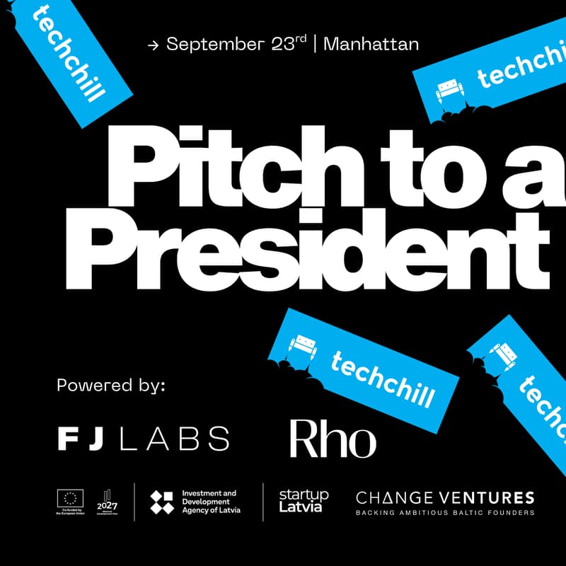 Cover Image for Pitch to a President: Latvian startups in NYC (Invitation only)