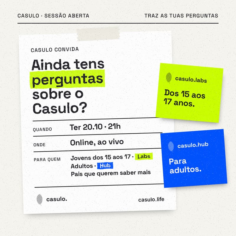 Cover Image for Tira as tuas dúvidas sobre o Casulo.