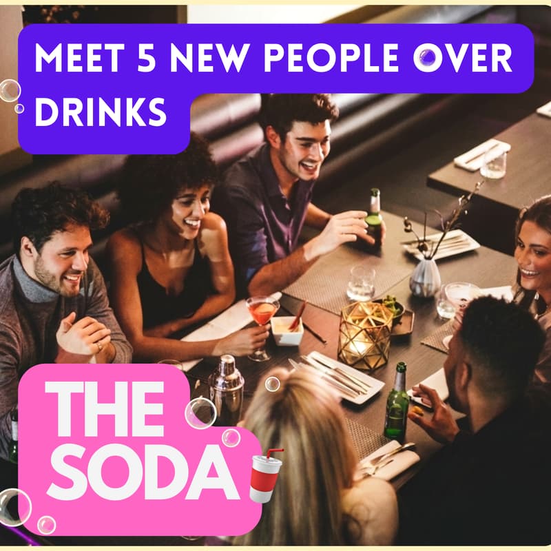 Cover Image for 🐯 SpeakTiger: The Soda – Meet 5 New People Over Drinks🥤