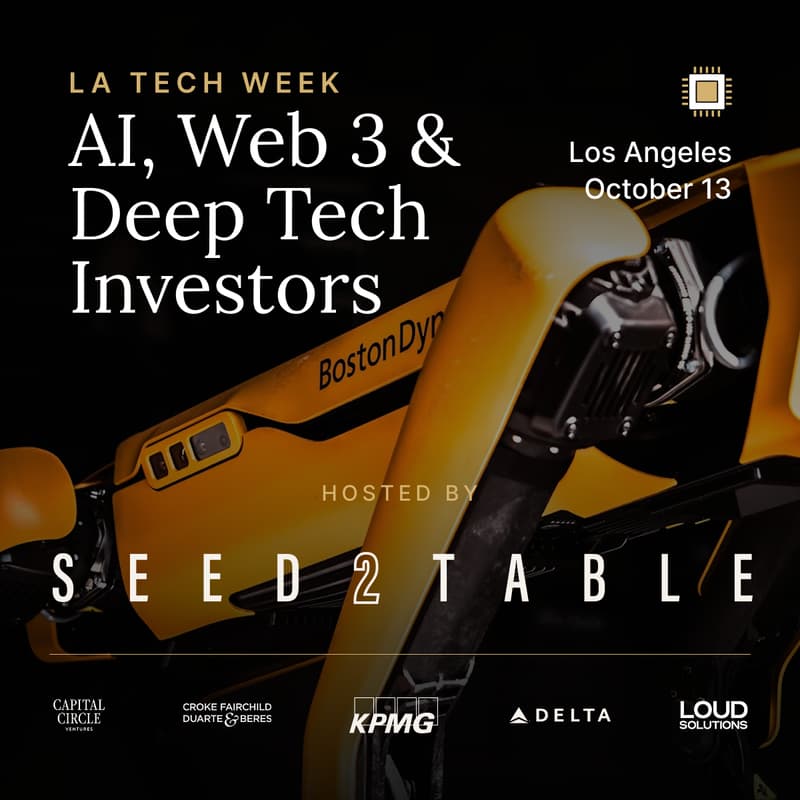 Cover Image for Seed2Table – Pitch+Dinner for AI, Web3 & Deep Tech Investors