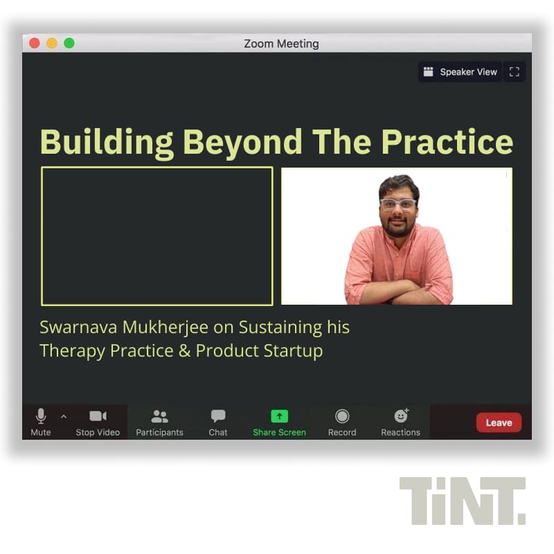 Cover Image for Building Beyond the Practice: Swarnava Mukherjee on Sustaining his Therapy Practice & Product Startup