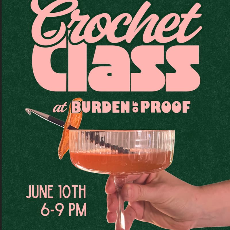 Cover Image for Crochet Class & Non-Alcoholic Drinks | Beginner-Friendly Workshop