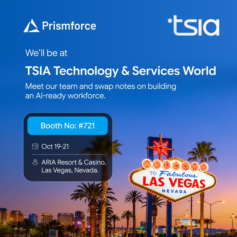 Cover Image for Meet the Prismforce Team at Technology & Services World 2026 — Las Vegas
