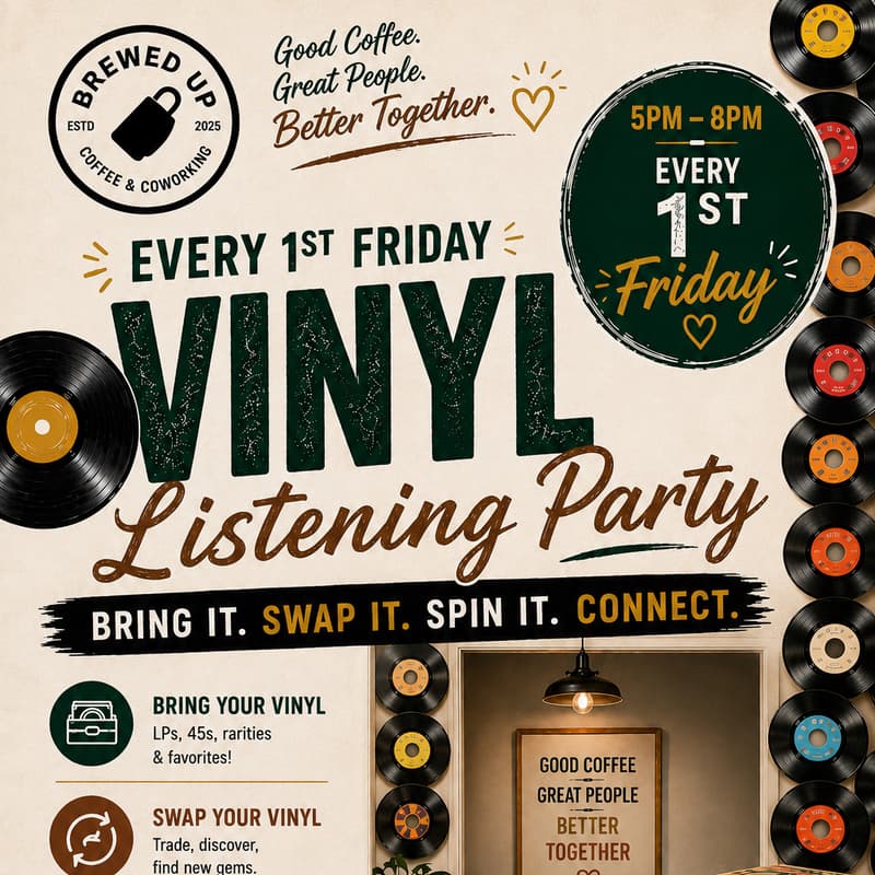 Cover Image for Vinyl Listening Party