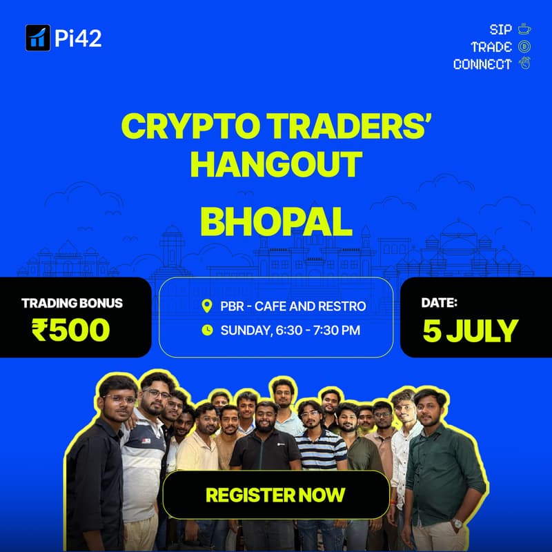 Cover Image for Pi42 Crypto Traders’ Hangout - Bhopal