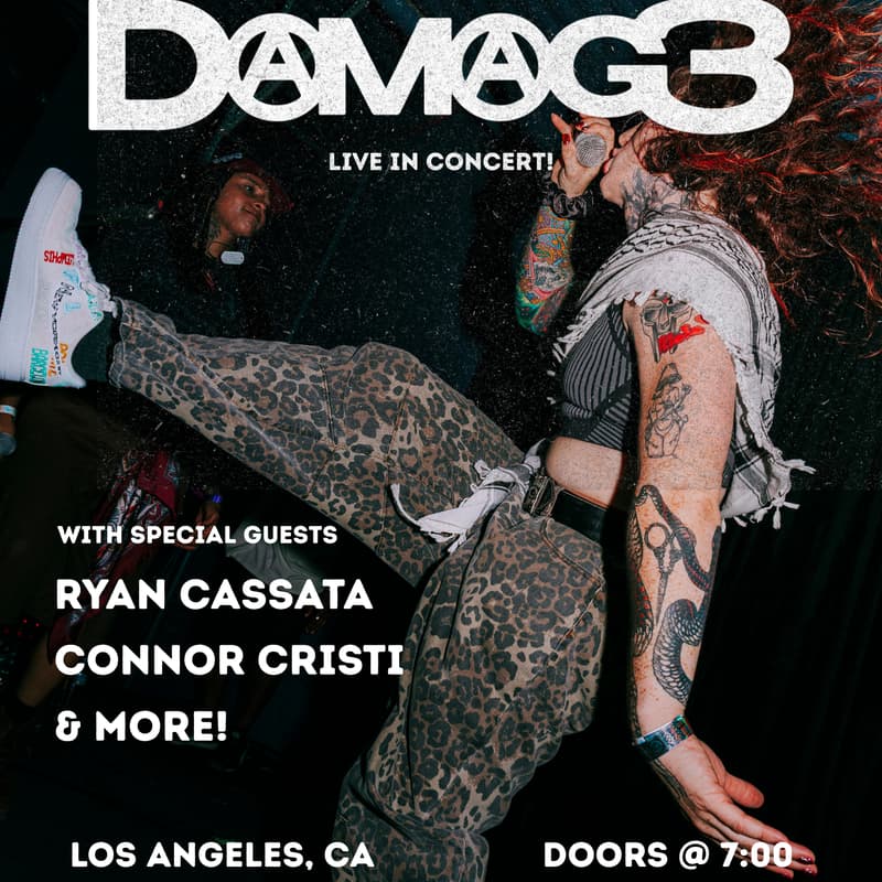 Cover Image for DAMAG3 THIRD LEG TOUR - Los Angeles, CA