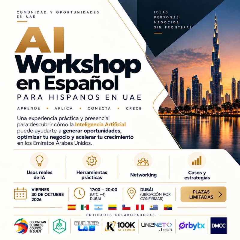 Cover Image for IA en Acción: Workshop de IA en español para empresarios · Dubái