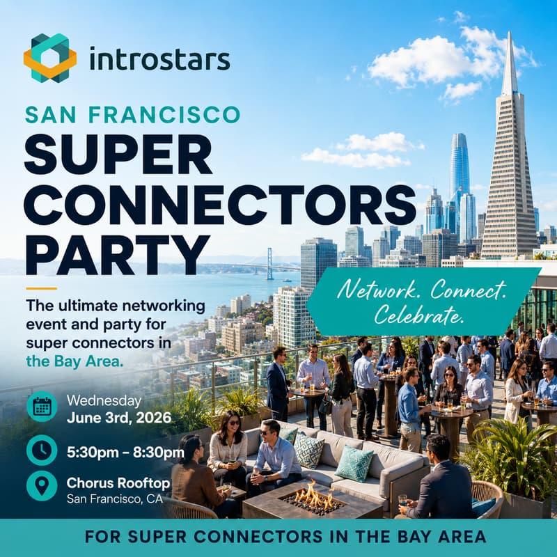 Cover Image for introstars SF Super Connectors rooftop party