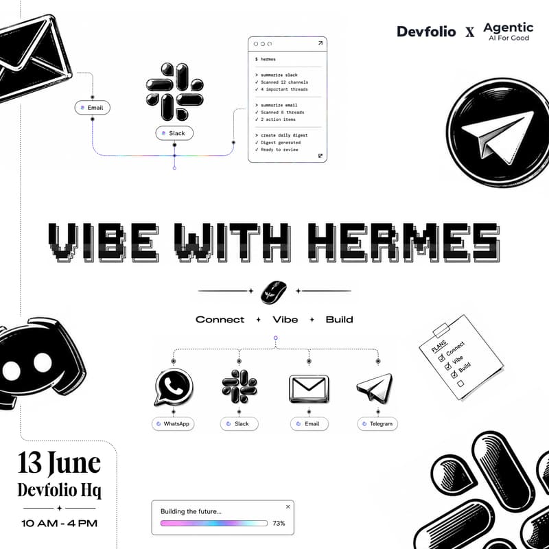 Cover Image for Vibe with Hermes Agent