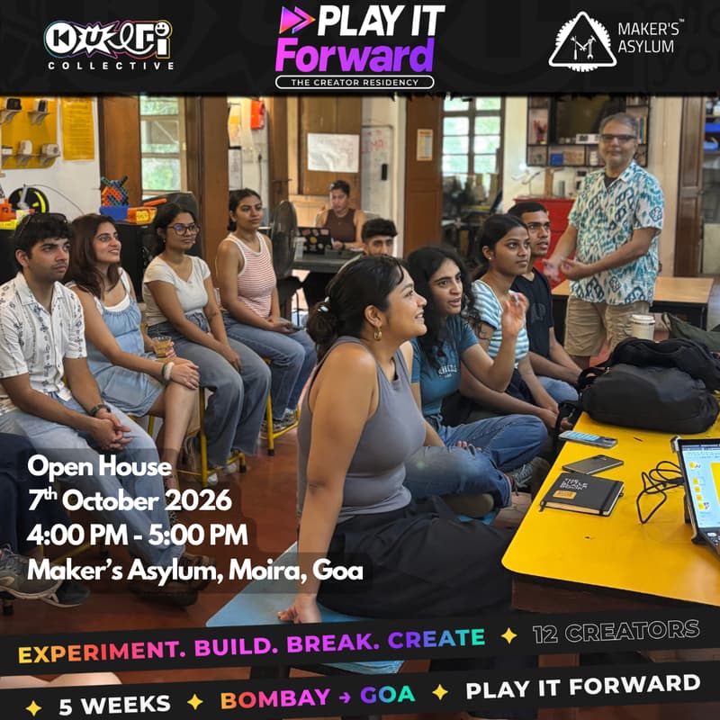 Cover Image for Play it Foward | The Creator Residency | Open House