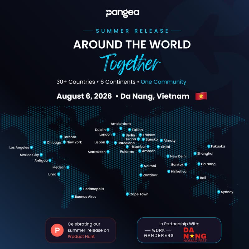 Cover Image for 🌍 Da Nang Travelers & Digital Nomads Meetup | Pangea Launch