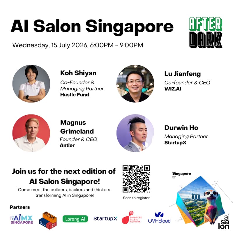 Cover Image for AI Salon Singapore (15 July 2026)