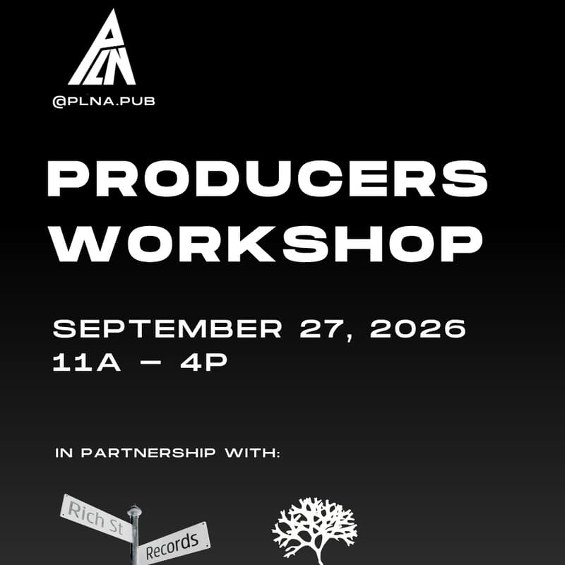 Cover Image for PLN A Producer Workshop
