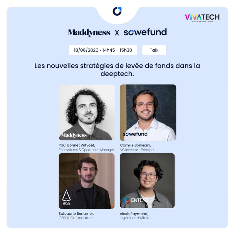 Cover Image for Sowefund x Maddyness at VivaTech - Deeptech : les nouvelles stratégies de levée de fonds