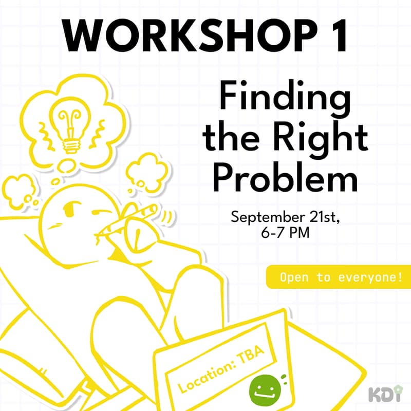 Cover Image for 💡 WORKSHOP 1: Finding the Right Problem