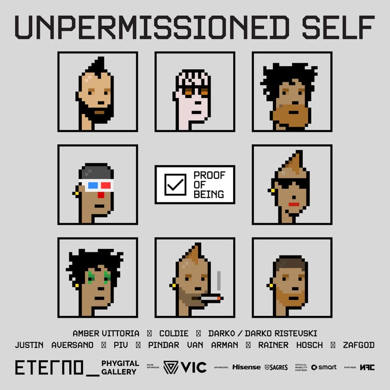 Cover Image for Unpermissioned Self — Proof of Being Opening Event