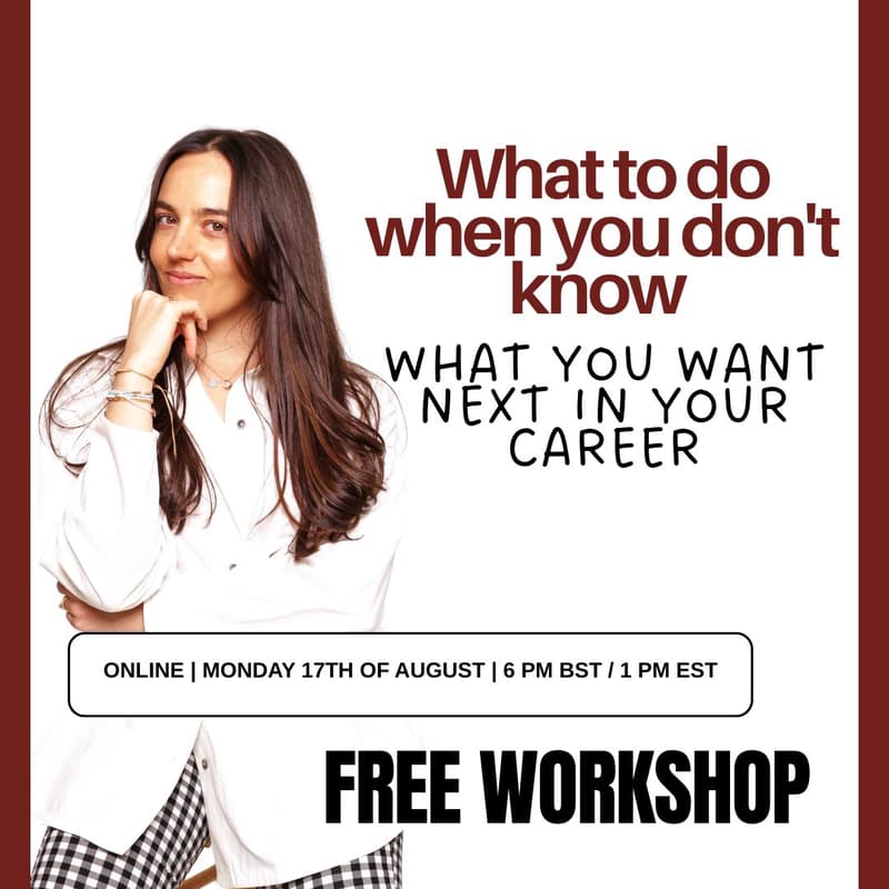 Cover Image for What to do when you don't know what you want next in your career