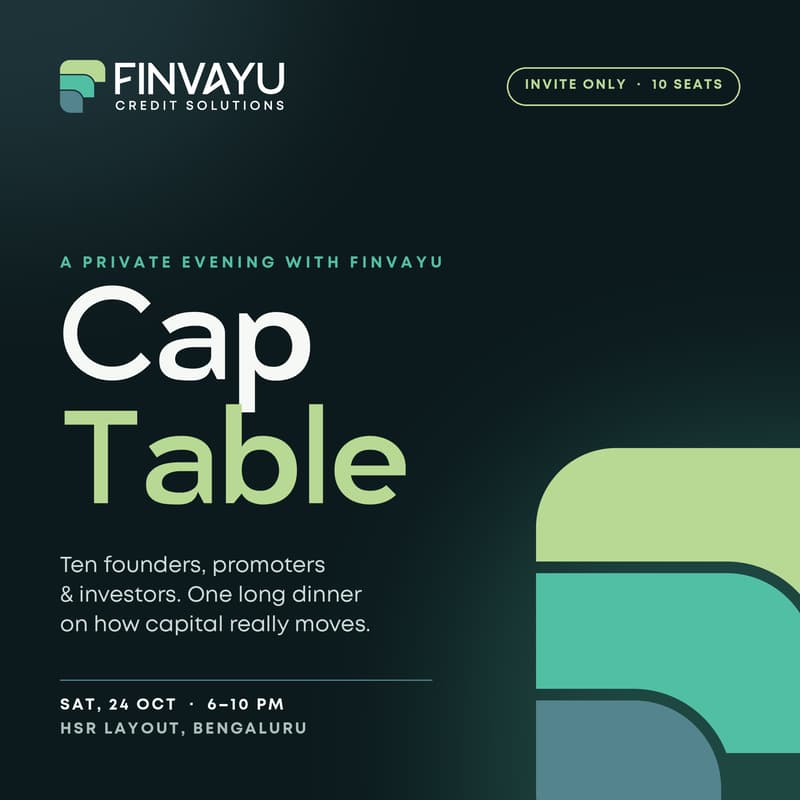 Cover Image for Cap Table — A Private Evening with Finvayu & HSR Founders Club