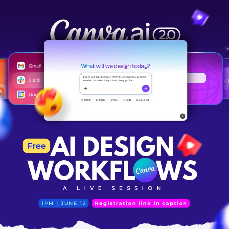 Cover Image for AI DESIGN WORKFLOWS IN CANVA