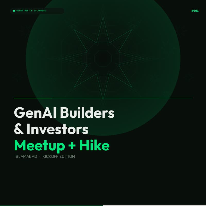 Cover Image for GenAI & Blockchain Builders & Investors Meetup + Hike 🧗🏻‍♂️ # 2