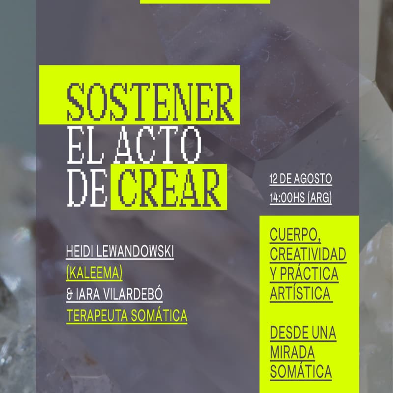 Cover Image for Sostener el acto de crear