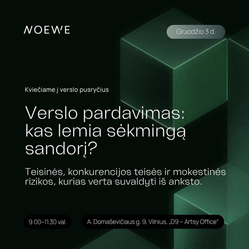 Cover Image for VERSLO PUSRYČIAI. Verslo pardavimas: kas lemia sėkmingą sandorį?
