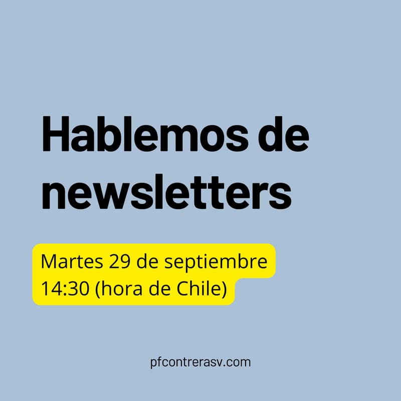 Cover Image for Hablemos de newsletters